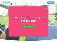 Tablet Screenshot of insaneinflatable5k.com